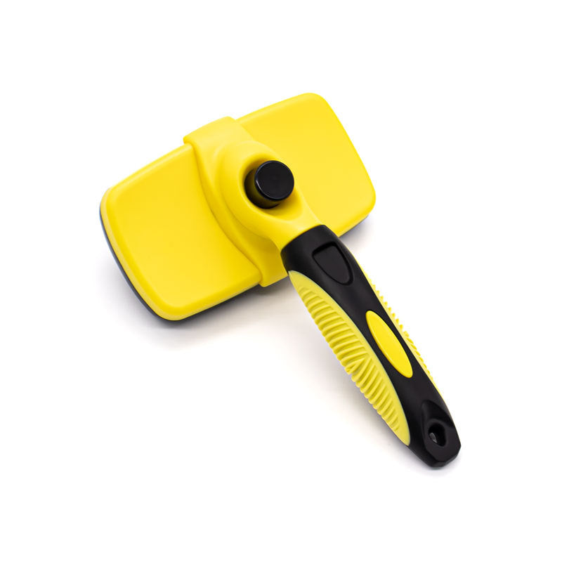 Brosse Autonettoyante pour Chien & Chat — Poils Propres en 1 Clic