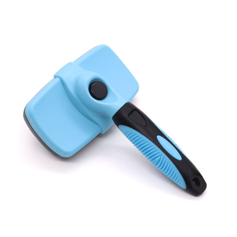 Brosse Autonettoyante pour Chien & Chat — Poils Propres en 1 Clic
