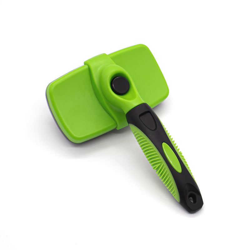 Brosse Autonettoyante pour Chien & Chat — Poils Propres en 1 Clic
