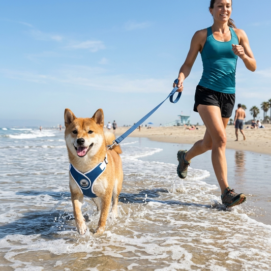 Harnais pour Chien Ajustable — Confort & Sécurité pour Petits & Grands Chiens